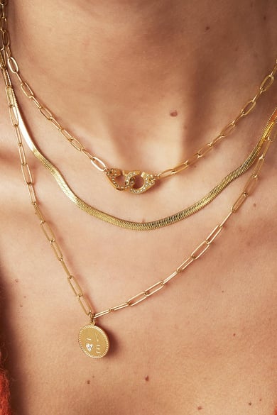Edelstahl Doppelkette Liebe  h5 Bild2